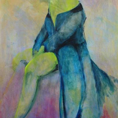 Huile sur carton, 150 x 100 cm