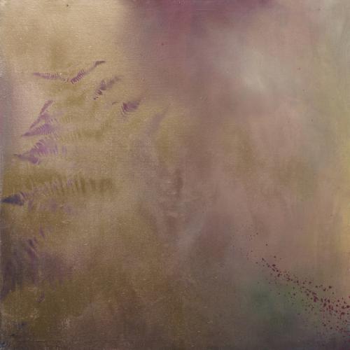 Traces 4 sur vieilles toiles, 70 x 70 cm