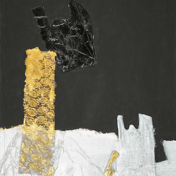 Décadence du Siam, technique mixte sur toile, 153 x 90 cm