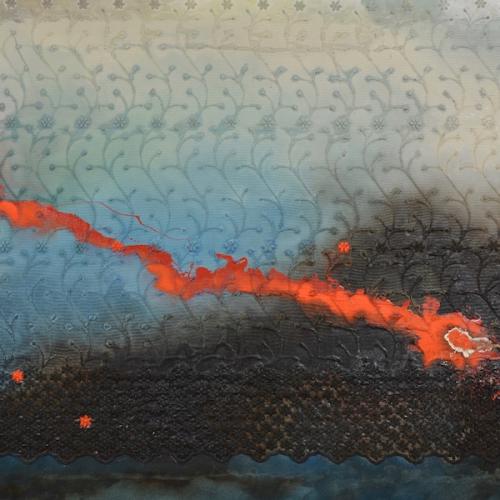 Giclée joyeuse, technique mixte sur toile, 104 x 154 cm