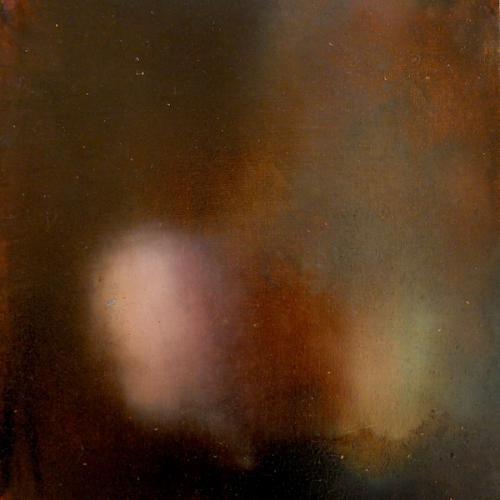 Nuit rose, huile sur toile, 30 x 30 cm