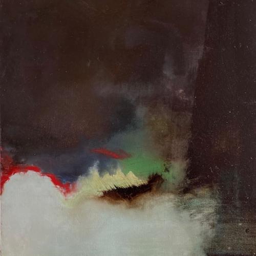 Tempête, huile sur toile, 60 x 60 cm